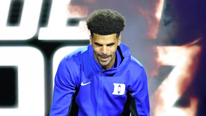 Oct 3, 2026; Durham, NC, USA; Duke Blue Devils guard Cayden Boozer (2) during the Countdown to Craziness at Cameron Indoor Stadium. Mandatory Credit: Zachary Taft-Imagn Images Oct 3, 2026; Durham, NC, USA; Duke Blue Devils guard Cayden Boozer (2) during the Countdown to Craziness at Cameron Indoor Stadium. Mandatory Credit: Zachary Taft-Imagn Images