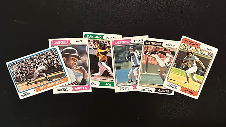 Assorted 1974 Topps cards