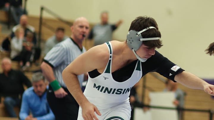 High school wrestler PJ Duke, of Minisink Valley (New York) scored a come-from-behind pin of four-time NCAA champion Yianni Diakomihalis to earn a spot on the U.S. Senior World Team.