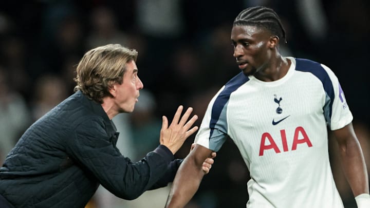 Thomas Frank (left) was a major factor behind Mohammed Kudus’s decision to join Tottenham.