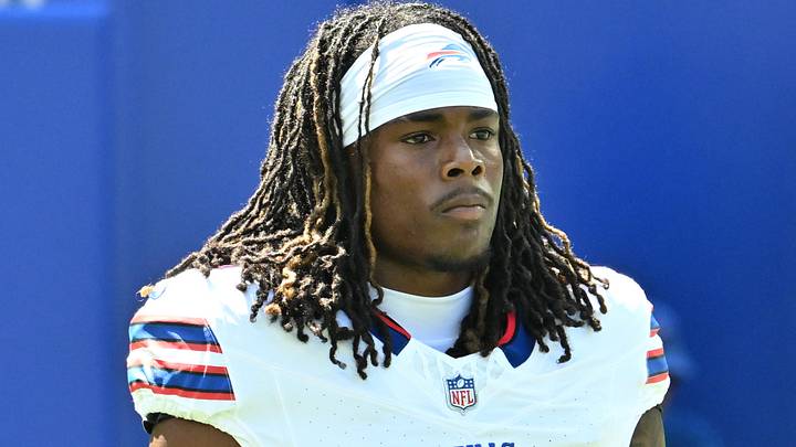 Buffalo Bills defensive back Maxwell Hairston warms up before a preseason game against the Carolina Panthers.