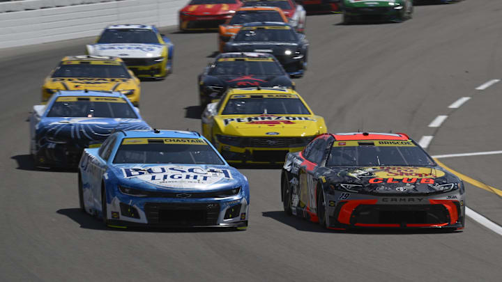 Ross Chastain (No. 1) is one of four drivers that are looking to work their way from under the cutline heading into the Charlotte Roval to inside the Round of 8 of the NASCAR Cup Series Playoffs. Ross Chastain (No. 1) is one of four drivers that are looking to work their way from under the cutline heading into the Charlotte Roval to inside the Round of 8 of the NASCAR Cup Series Playoffs.