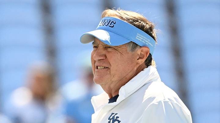 Sep 13, 2025; Chapel Hill, North Carolina, USA; North Carolina Tar Heels head coach Bill Belichick on the field before the game at Kenan Stadium. Mandatory Credit: Bob Donnan-Imagn Images Sep 13, 2025; Chapel Hill, North Carolina, USA; North Carolina Tar Heels head coach Bill Belichick on the field before the game at Kenan Stadium. Mandatory Credit: Bob Donnan-Imagn Images