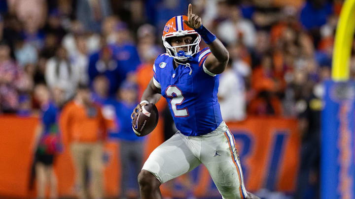 Florida Gators quarterback DJ Lagway hopes to play in Saturday's game against the Texas Longhorns. Florida Gators quarterback DJ Lagway hopes to play in Saturday's game against the Texas Longhorns.