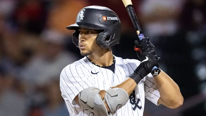 Chicago White Sox outfielder Braden Montgomery during the Arizona Fall League Fall Stars Game at Sloan Park. 