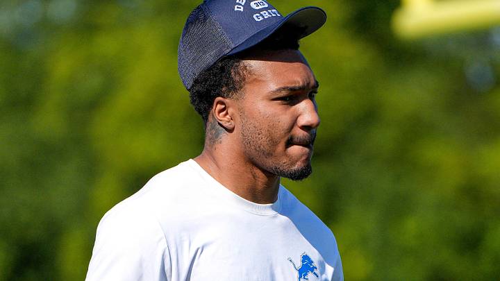 Detroit Lions safety Brian Branch (32) walks off the field after practice during training camp at Meijer Performance Center in Allen Park on Wednesday, July 29, 2026. Detroit Lions safety Brian Branch (32) walks off the field after practice during training camp at Meijer Performance Center in Allen Park on Wednesday, July 29, 2026.