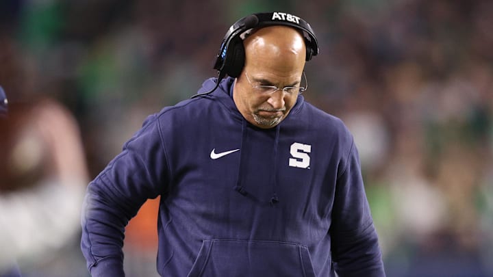 Penn State Nittany Lions head coach James Franklin