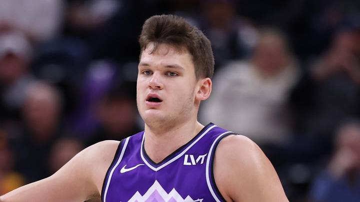 Dec 8, 2023; Salt Lake City, Utah, USA; Utah Jazz center Walker Kessler (24) reacts to a play against the Los Angeles Clippers during the second half at Delta Center. Mandatory Credit: Rob Gray-Imagn Images Dec 8, 2023; Salt Lake City, Utah, USA; Utah Jazz center Walker Kessler (24) reacts to a play against the Los Angeles Clippers during the second half at Delta Center. Mandatory Credit: Rob Gray-Imagn Images