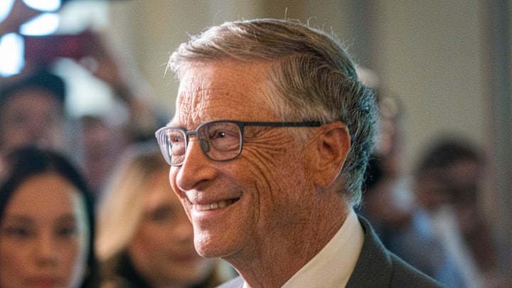 Bill Gates smiles