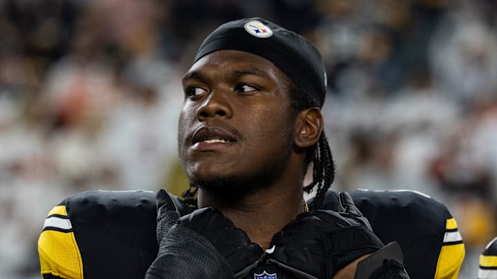 Pittsburgh Steelers offensive tackle Broderick Jones