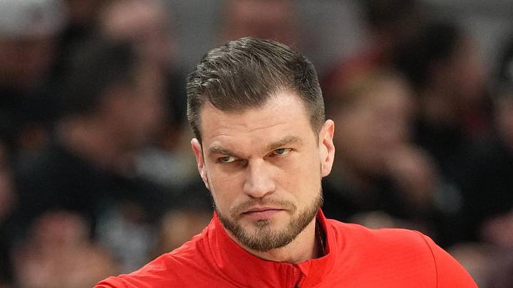 Portland Trail Blazers head coach Tiago Splitter during the second half of game two.