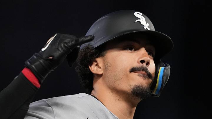 Jun 1, 2026; Minneapolis, Minnesota, USA; Chicago White Sox third baseman Miguel Vargas (20) reacts to hitting a two run home run during the ninth inning against the Minnesota Twins at Target Field. Mandatory Credit: Jordan Johnson-Imagn Images Jun 1, 2026; Minneapolis, Minnesota, USA; Chicago White Sox third baseman Miguel Vargas (20) reacts to hitting a two run home run during the ninth inning against the Minnesota Twins at Target Field. Mandatory Credit: Jordan Johnson-Imagn Images