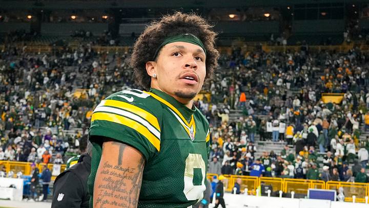 Green Bay Packers wide receiver Christian Watson Green Bay Packers wide receiver Christian Watson