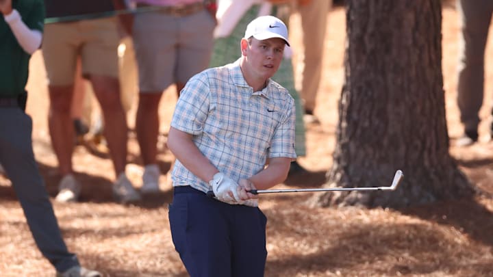 Robert MacIntyre gave the middle finger to a shot that landed in the water on Day 1 of the Masters. 