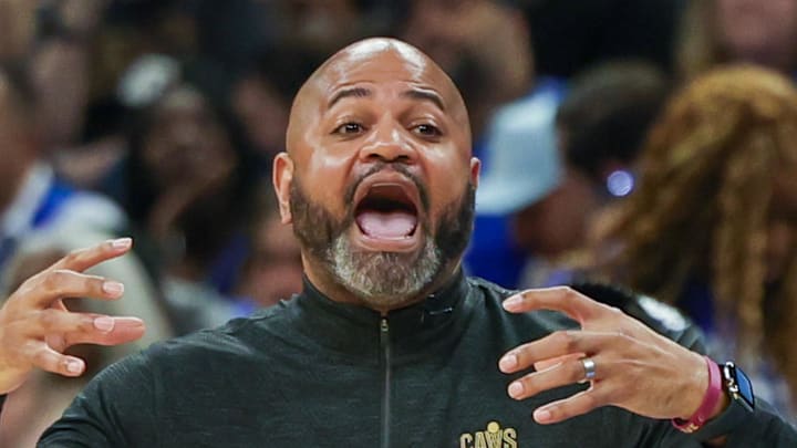 Apr 25, 2024; Orlando, Florida, USA; Cleveland Cavaliers head coach JB Bickerstaff: Mike Watters-Imagn Images