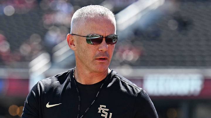 Sep 26, 2026; Tallahassee, Florida, USA; Florida State Seminoles head coach Mike Norvell before a game against the Central Arkansas Bears at Doak S. Campbell Stadium. Mandatory Credit: Melina Myers-Imagn Images Sep 26, 2026; Tallahassee, Florida, USA; Florida State Seminoles head coach Mike Norvell before a game against the Central Arkansas Bears at Doak S. Campbell Stadium. Mandatory Credit: Melina Myers-Imagn Images