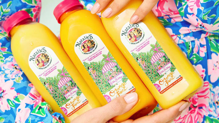 Natalie's Juice x Lilly Pulitzer Launch Limited Edition Collab. Image courtesy Natalie's 