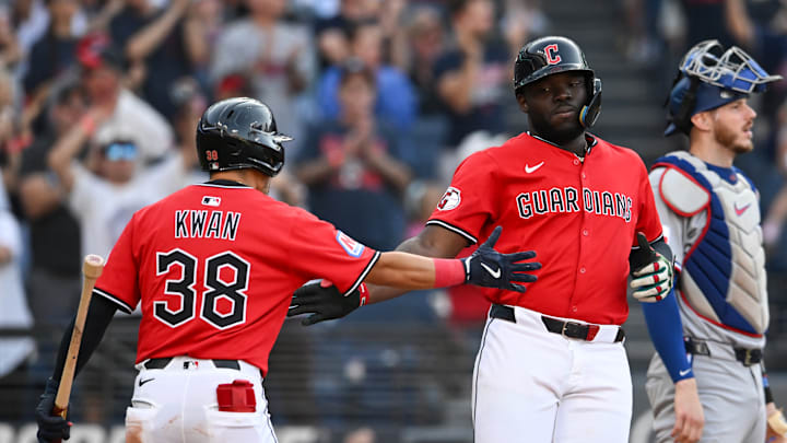 Texas Rangers v Cleveland Guardians Texas Rangers v Cleveland Guardians