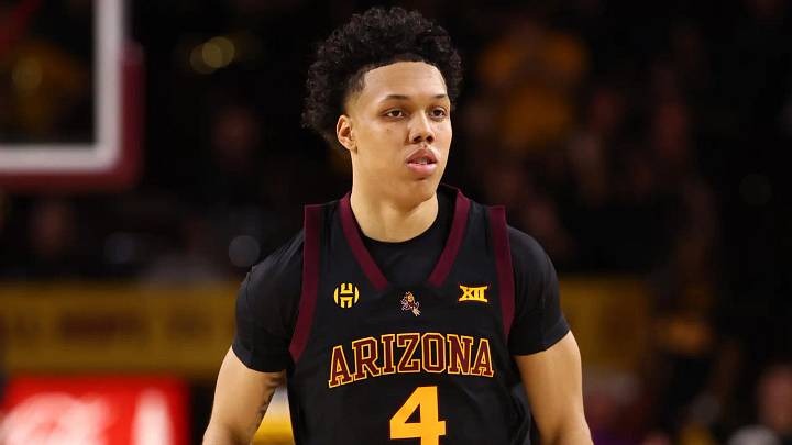 Arizona State Sun Devils guard Bryce Ford (4), one of the few who returned to the ASU roster for 2026, took on Colorado State in a Saturday scrimmage on Oct. 17. Arizona State Sun Devils guard Bryce Ford (4), one of the few who returned to the ASU roster for 2026, took on Colorado State in a Saturday scrimmage on Oct. 17.