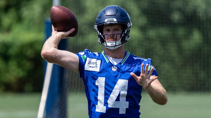 Sam Darnold appears to be adjusting well to his new team.