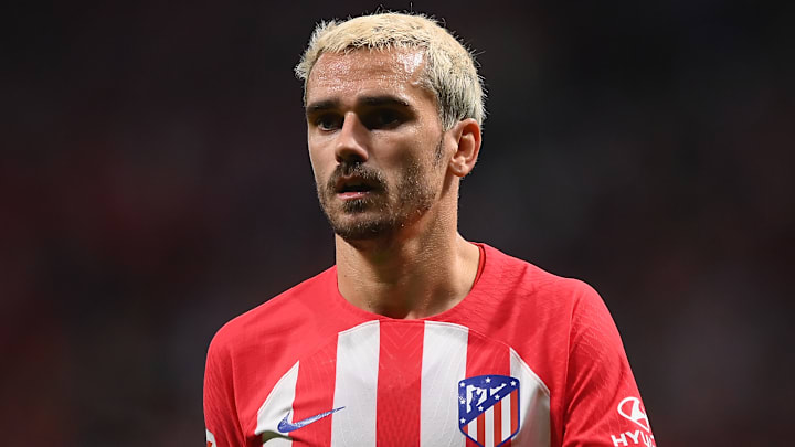 Antoine Griezmann pendant le derby de Madrid