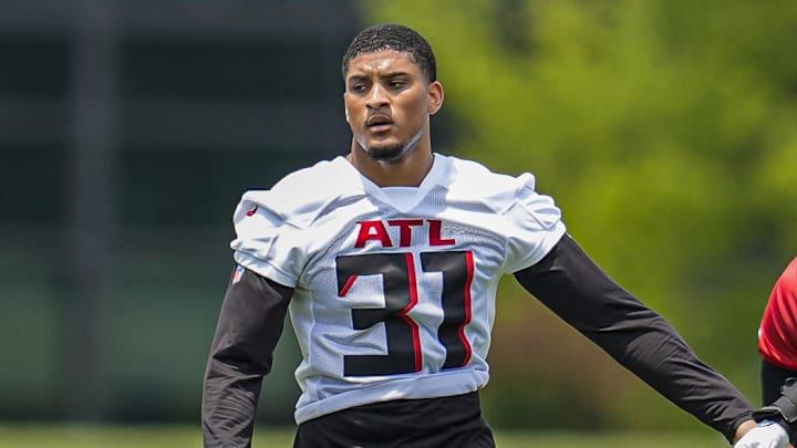 Former Notre Dame standout Xavier Watts has a chance to start at safety for the Atlanta Falcons as a rookie.