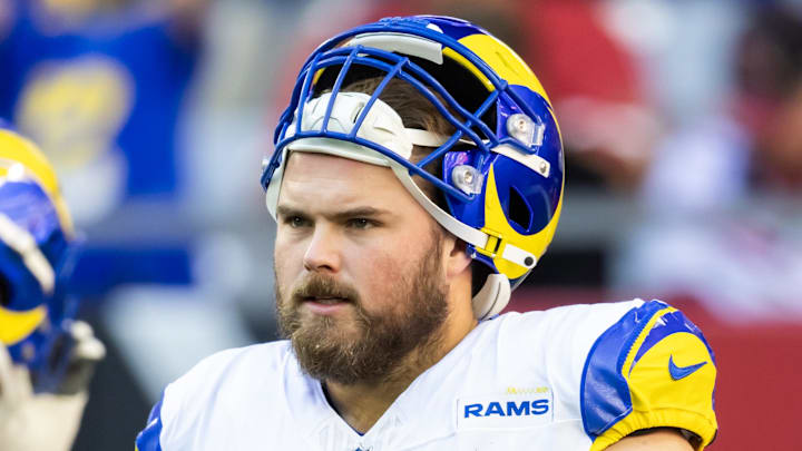 Los Angeles Rams  offensive lineman Coleman Shelton.