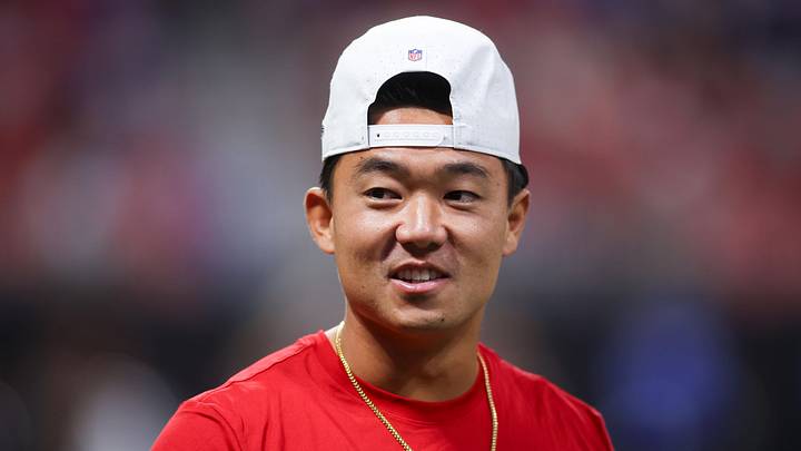 Former Atlanta Falcons place kicker Younghoe Koo Former Atlanta Falcons place kicker Younghoe Koo