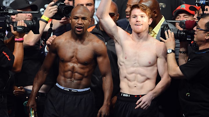 Floyd Mayweather y Saúl "Canelo" Álvarez son dos de los boxeadores más conocidos del mundo 
