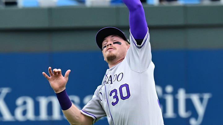 MLB: APR 24 Rockies at Royals - Game 1 MLB: APR 24 Rockies at Royals - Game 1