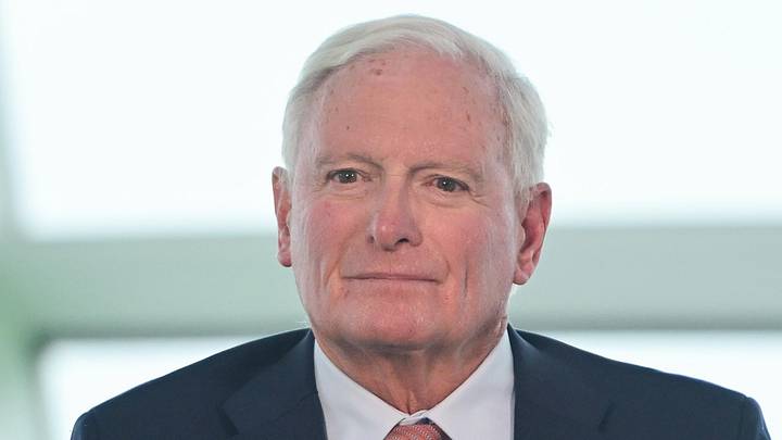 Milwaukee Bucks co-owner Jimmy Haslam speaks at a press conference at Milwaukee Art Museum on May 6, 2026.