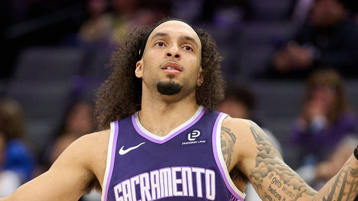Apr 10, 2026; Sacramento, California, USA; Sacramento Kings guard Devin Carter (22) reacts to a call by a referee during the third quarter against the Golden State Warriors at Golden 1 Center. Mandatory Credit: Robert Edwards-Imagn Images Apr 10, 2026; Sacramento, California, USA; Sacramento Kings guard Devin Carter (22) reacts to a call by a referee during the third quarter against the Golden State Warriors at Golden 1 Center. Mandatory Credit: Robert Edwards-Imagn Images
