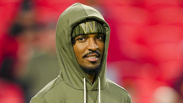 Washington Commanders quarterback Jayden Daniels