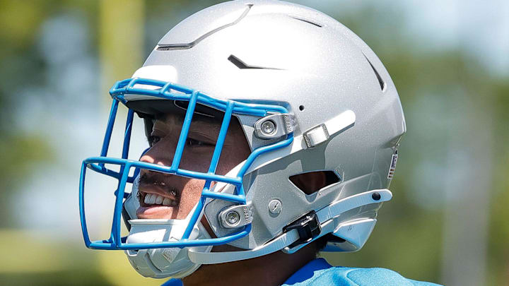 Detroit Lions running back Sione Vaki 