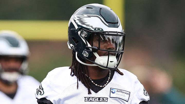 Philadelphia Eagles cornerback Riq Woolen Philadelphia Eagles cornerback Riq Woolen