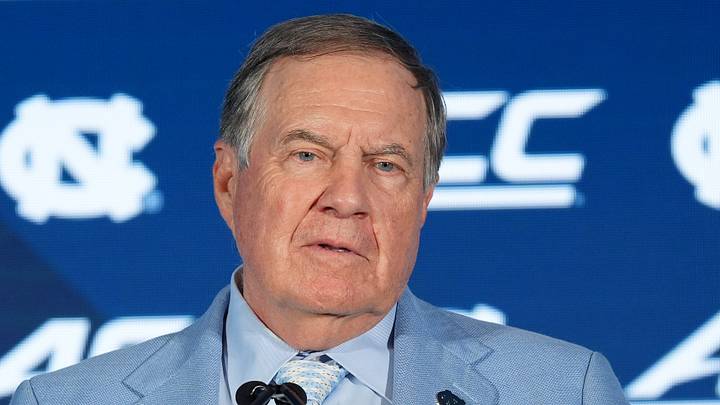 Jul 17, 2026; Charlotte, NC, USA; North Carolina head coach Bill Belichick talks with the media during interviews at Hilton Charlotte Uptown. Mandatory Credit: Jim Dedmon-Imagn Images Jul 17, 2026; Charlotte, NC, USA; North Carolina head coach Bill Belichick talks with the media during interviews at Hilton Charlotte Uptown. Mandatory Credit: Jim Dedmon-Imagn Images