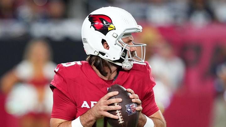 Aug 22, 2026; Glendale, Arizona, USA; Arizona Cardinals quarterback Gardner Minshew II (15) drops back to pass against the Dallas Cowboys during the first half at State Farm Stadium. Mandatory Credit: Joe Camporeale-Imagn Images Aug 22, 2026; Glendale, Arizona, USA; Arizona Cardinals quarterback Gardner Minshew II (15) drops back to pass against the Dallas Cowboys during the first half at State Farm Stadium. Mandatory Credit: Joe Camporeale-Imagn Images
