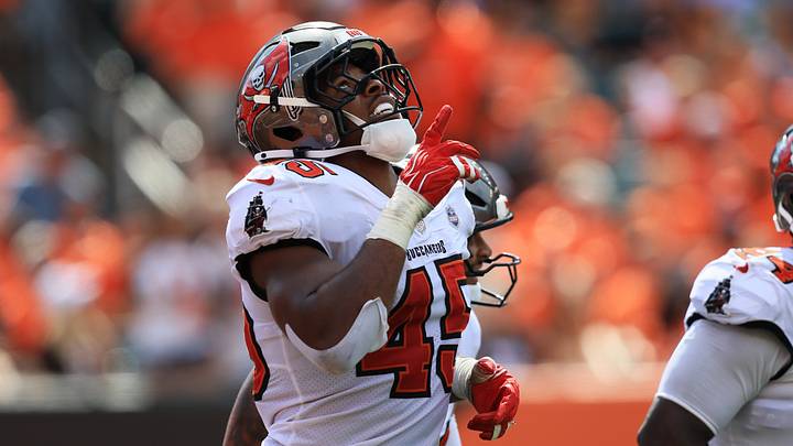 Tampa Bay Buccaneers linebacker Josiah Trotter Tampa Bay Buccaneers linebacker Josiah Trotter