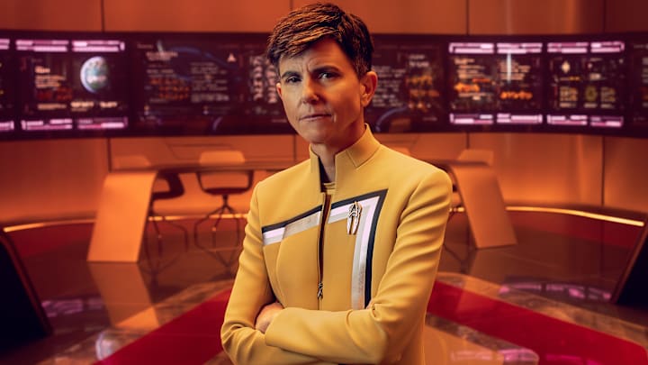 Tig Notaro in season 1 of Star Trek: Starfleet Academy streaming on Paramount+. Photo Credit: Miller Mobley/Paramount+