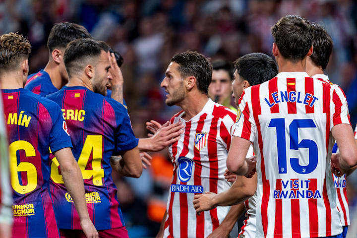 Barcelona, Atlético Madrid บาร์เซโลนา, แอตเลติโก มาดริด
