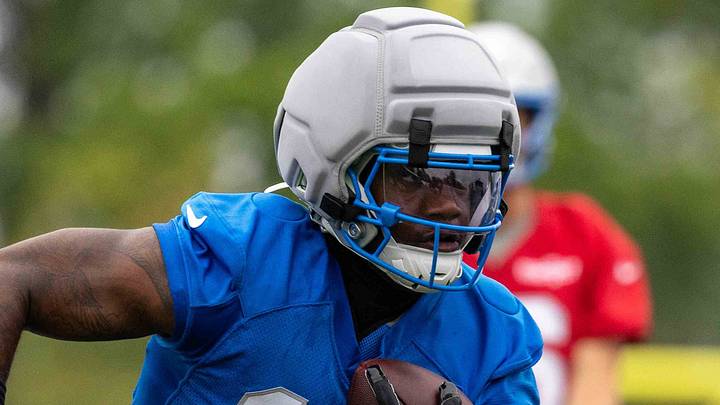 Detroit Lions wide receiver Jackson Meeks (13). Detroit Lions wide receiver Jackson Meeks (13).