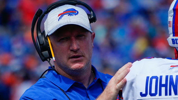 Former Buffalo Bills special teams coordinator Matthew Smiley is shown in 2022.