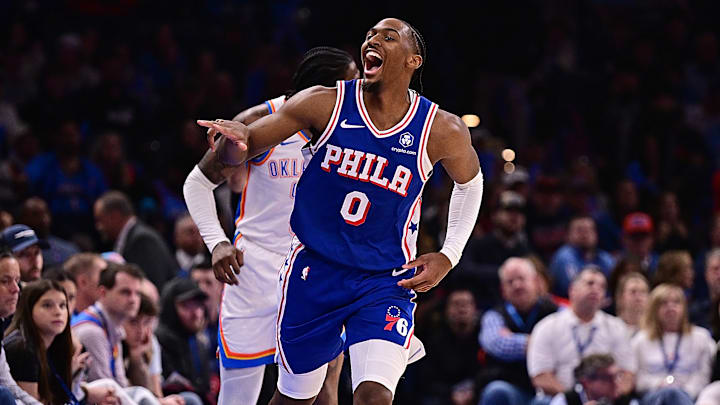 Philadelphia 76ers v Oklahoma City Thunder Philadelphia 76ers v Oklahoma City Thunder