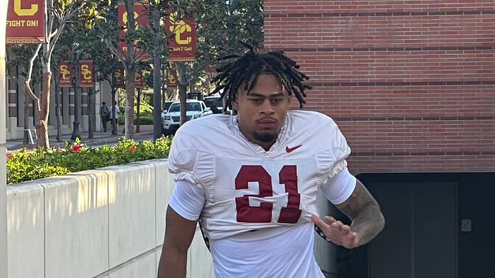 USC Trojans redshirt freshman cornerback RJ Sermons USC Trojans redshirt freshman cornerback RJ Sermons