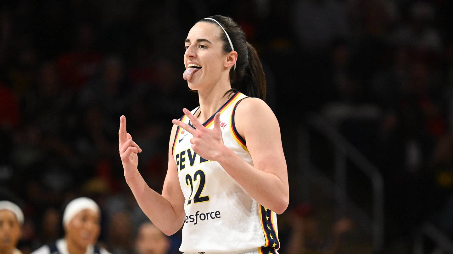 Caitlin Clark's Game-Winning Three Celebration at Cotie McMa