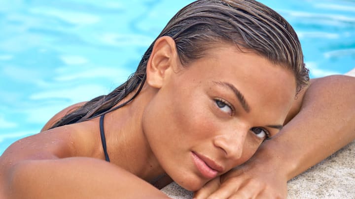 Anna Hall was photographed by Ben Horton at The Boca Raton in Boca Raton, Fla. 