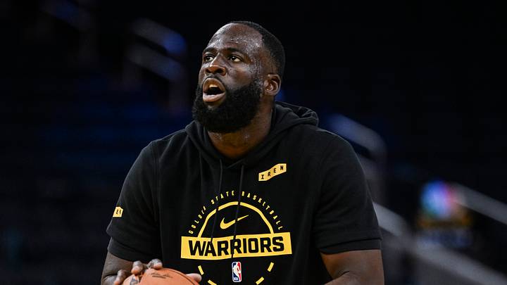 Oct 10, 2026; San Francisco, California, USA;  Golden State Warriors forward/center Draymond Green (23) warms up before a game against the Sacramento Kings at Chase Center.  Mandatory Credit: Justine Willard-Imagn Images