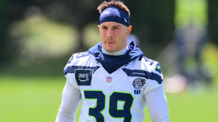 Seattle Seahawks safety Ty Okada during minicamp at Virginia Mason Athletic Center. Seattle Seahawks safety Ty Okada during minicamp at Virginia Mason Athletic Center.