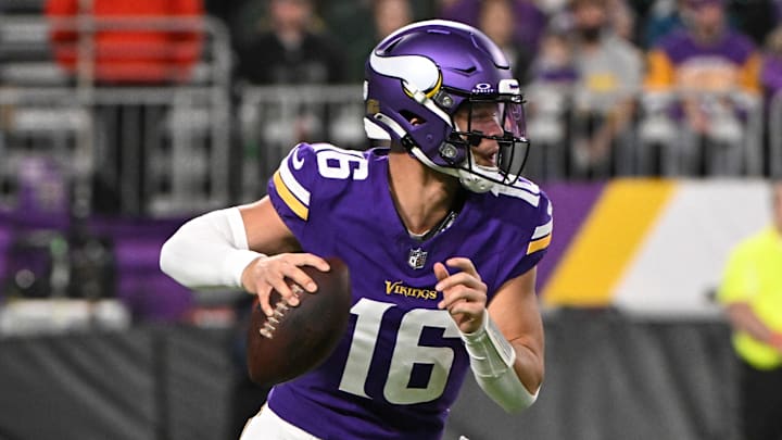Minnesota Vikings quarterback Jaren Hall