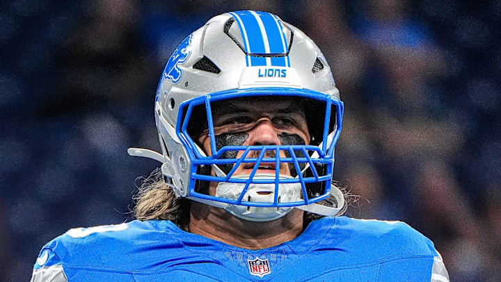 Detroit Lions guard Tate Ratledge